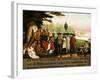 Penn's Treaty with the Indians-Edward Hicks-Framed Giclee Print