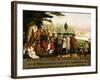 Penn's Treaty with the Indians-Edward Hicks-Framed Giclee Print