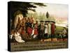 Penn's Treaty with the Indians-Edward Hicks-Stretched Canvas