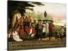 Penn's Treaty with the Indians-Edward Hicks-Stretched Canvas