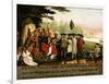 Penn's Treaty with the Indians-Edward Hicks-Framed Giclee Print