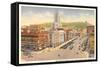 Penn Square, Courthouse, Mt. Penn, Reading-null-Framed Stretched Canvas