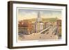 Penn Square, Courthouse, Mt. Penn, Reading-null-Framed Art Print