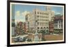 Penn Square, Lancaster-null-Framed Art Print