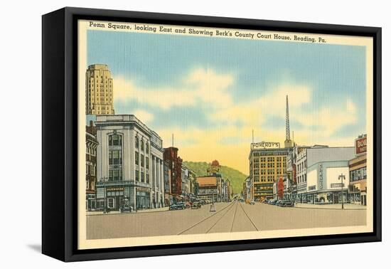 Penn Square, Reading, Pennsylvania-null-Framed Stretched Canvas