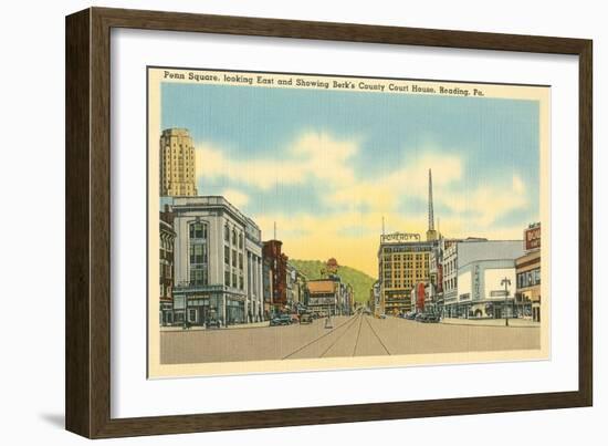 Penn Square, Reading, Pennsylvania-null-Framed Art Print