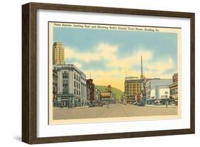 Penn Square, Reading, Pennsylvania-null-Framed Art Print