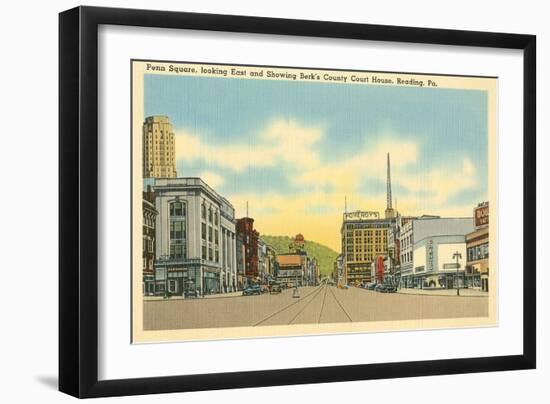 Penn Square, Reading, Pennsylvania-null-Framed Art Print