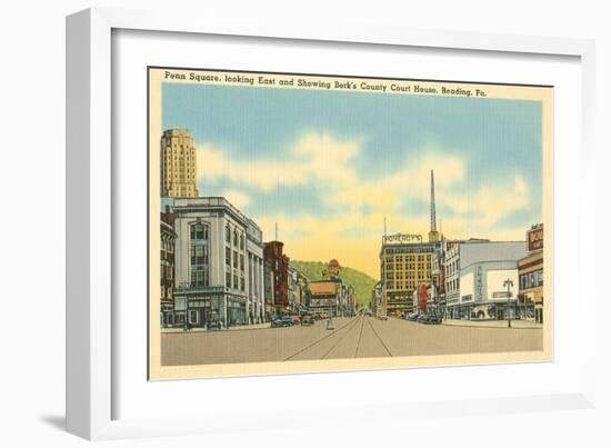Penn Square, Reading, Pennsylvania-null-Framed Art Print