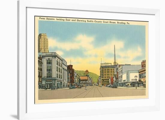 Penn Square, Reading, Pennsylvania-null-Framed Premium Giclee Print