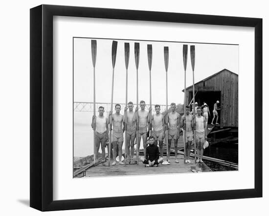 Penn State Row Team, 1914-Marker David-Framed Art Print