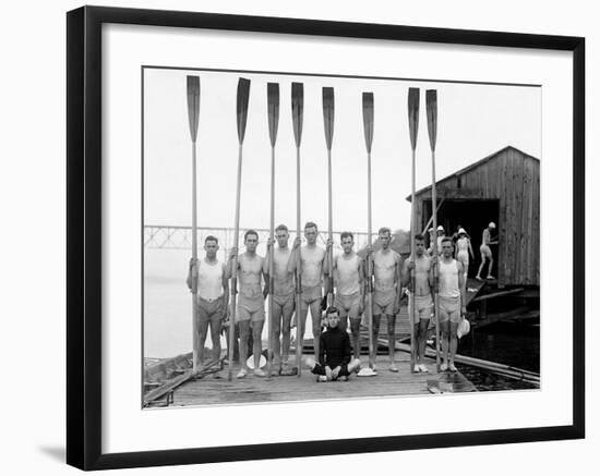 Penn State Row Team, 1914-Marker David-Framed Art Print