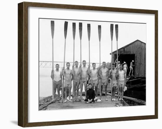 Penn State Row Team, 1914-Marker David-Framed Art Print