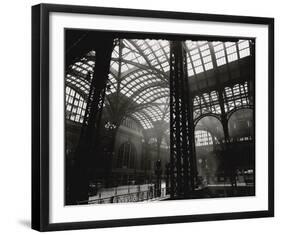 Penn Station, Interior, Manhattan-Berenice Abbott-Framed Giclee Print