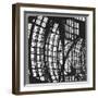 Penn Station's Waiting Room's Glass and Steel Ceiling-Walker Evans-Framed Photographic Print