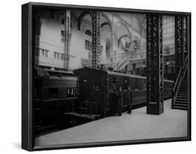 Penn Station Train-null-Framed Poster