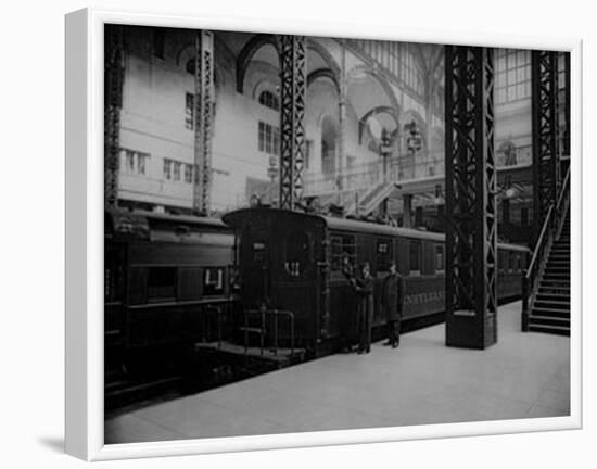 Penn Station Train-null-Framed Poster