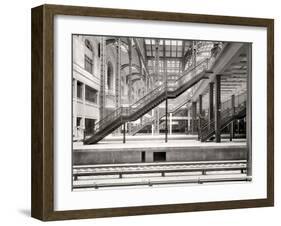 Penn Station Under Construction, 1910, NYC-Unknown-Framed Art Print