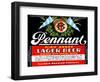 Pennant Lager Beer-null-Framed Art Print