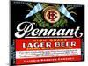 Pennant Lager Beer-null-Mounted Art Print