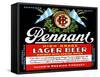 Pennant Lager Beer-null-Framed Stretched Canvas