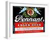 Pennant Lager Beer-null-Framed Art Print