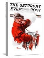 "Pennants for Sale," Saturday Evening Post Cover, November 24, 1923-Elbert Mcgran Jackson-Stretched Canvas