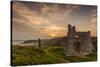Pennard Castle, Overlooking Three Cliffs Bay, Gower, Wales, United Kingdom, Europe-Billy-Stretched Canvas