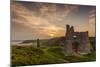 Pennard Castle, Overlooking Three Cliffs Bay, Gower, Wales, United Kingdom, Europe-Billy-Mounted Photographic Print