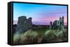 Pennard Castle, Overlooking Three Cliffs Bay, Gower, Wales, United Kingdom, Europe-Billy-Framed Stretched Canvas