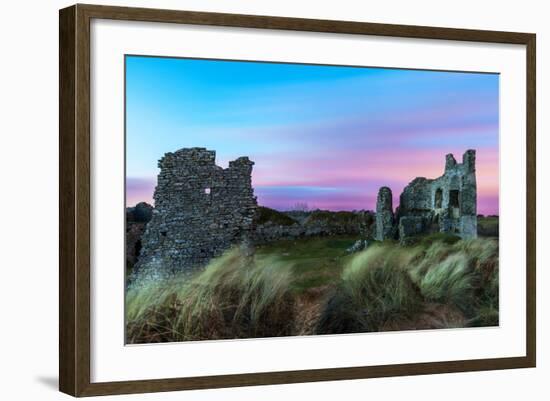 Pennard Castle, Overlooking Three Cliffs Bay, Gower, Wales, United Kingdom, Europe-Billy-Framed Photographic Print