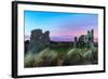 Pennard Castle, Overlooking Three Cliffs Bay, Gower, Wales, United Kingdom, Europe-Billy-Framed Photographic Print