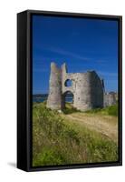 Pennard Castle, Overlooking Three Cliffs Bay, Gower, Wales, United Kingdom, Europe-Billy Stock-Framed Stretched Canvas