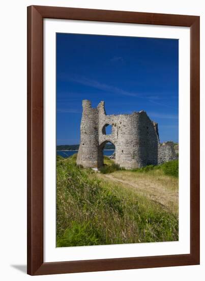 Pennard Castle, Overlooking Three Cliffs Bay, Gower, Wales, United Kingdom, Europe-Billy Stock-Framed Photographic Print