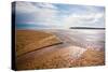 Pennard Pill Meets the Bristol Channel at Three Cliffs Bay, Gower, South Wales, UK-Nigel John-Stretched Canvas