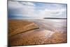 Pennard Pill Meets the Bristol Channel at Three Cliffs Bay, Gower, South Wales, UK-Nigel John-Mounted Photographic Print