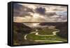 Pennard Pill, Overlooking Three Cliffs Bay, Gower, Wales, United Kingdom, Europe-Billy-Framed Stretched Canvas