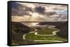 Pennard Pill, Overlooking Three Cliffs Bay, Gower, Wales, United Kingdom, Europe-Billy-Framed Stretched Canvas