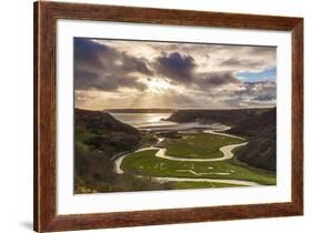 Pennard Pill, Overlooking Three Cliffs Bay, Gower, Wales, United Kingdom, Europe-Billy-Framed Photographic Print