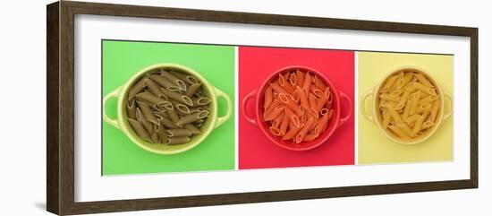 Penne tricolore-Sarah Saratonina-Framed Photographic Print