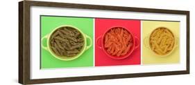 Penne tricolore-Sarah Saratonina-Framed Photographic Print