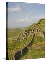 Pennine Way Crossing Near Turret 37A, Hadrians Wall, Unesco World Heritage Site, England-James Emmerson-Stretched Canvas