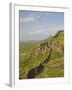 Pennine Way Crossing Near Turret 37A, Hadrians Wall, Unesco World Heritage Site, England-James Emmerson-Framed Photographic Print