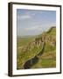 Pennine Way Crossing Near Turret 37A, Hadrians Wall, Unesco World Heritage Site, England-James Emmerson-Framed Photographic Print