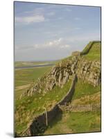 Pennine Way Crossing Near Turret 37A, Hadrians Wall, Unesco World Heritage Site, England-James Emmerson-Mounted Photographic Print