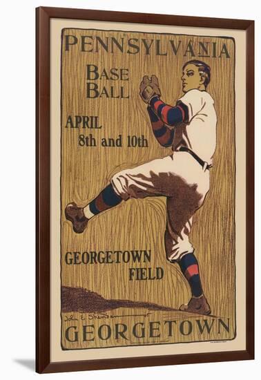 Pennsylvania Baseball - Georgetown Field-Sudworth-Framed Art Print