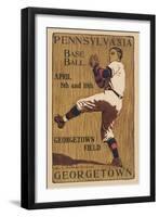 Pennsylvania Baseball - Georgetown Field-Sudworth-Framed Art Print