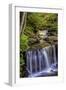 Pennsylvania, Benton, Ricketts Glen SP. Delaware Falls Cascade-Jay O'brien-Framed Photographic Print