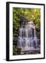 Pennsylvania, Benton, Ricketts Glen State Park. Ganoga Falls Cascade-Jay O'brien-Framed Photographic Print