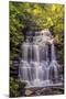 Pennsylvania, Benton, Ricketts Glen State Park. Ganoga Falls Cascade-Jay O'brien-Mounted Photographic Print